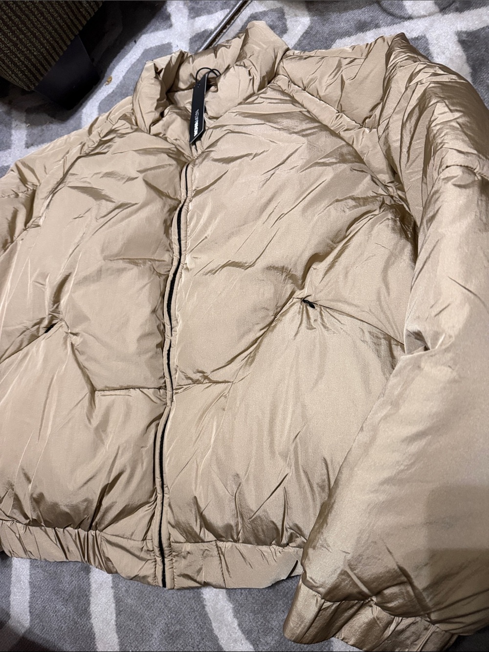 Men’s 3X crop puffer jacket / NEW